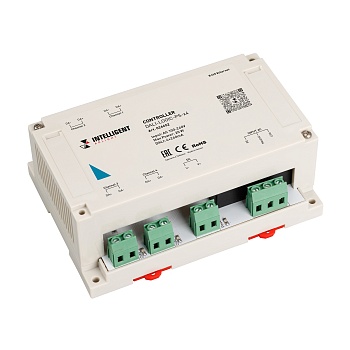 INTELLIGENT ARLIGHT Контроллер DALI-LOGIC-PS-x4 (230B, Ethernet) (IARL, IP20 Пластик, 2 года)